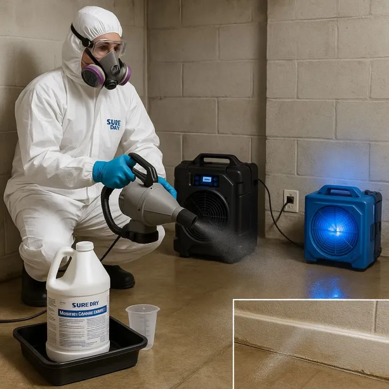 Sanitization and Odor Removal process in Newton, MA