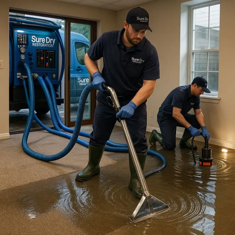 Water Extraction and Removal process in Newton, MA